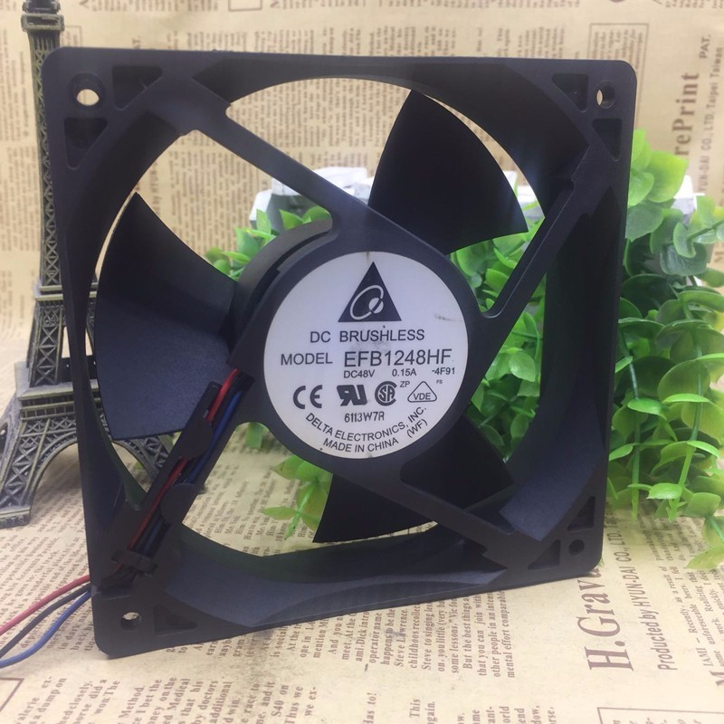 Delta 12032 EFB1248HF DC 48V 0.15A 12cm 120*120*32MM 3-line Server Cooling Fan