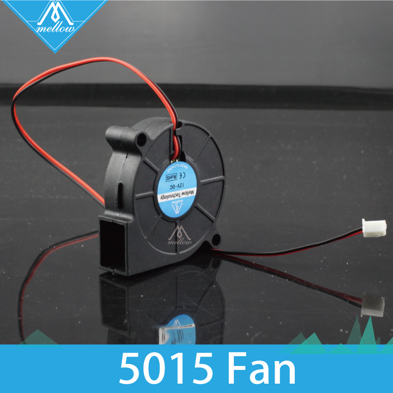 3D Printer Fan 5015 12V 24V 0.15A Sleeve Bearing Brushless Fan centrifugal for Reprap i3 DC Cooling Fan Turbo fan 5015S
