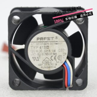 Original EbmPapst 412/2 4020 DC12V 0.08A 1W third line speed ultra-quiet fan