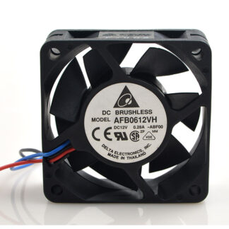 New original 6CM 6025 12V 0.30A AFB0612VH-R00 three-wire double ball chassis power supply fan