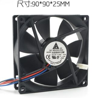 Original Nidec TA300DC H34612-55 8015 0.18A DC 12V 80 * 80 * 15mm 8CM 2 Lines Cooling Fan