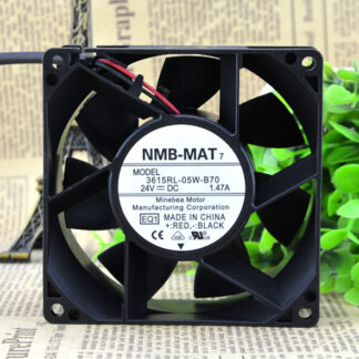 NMB-MAT 3610KL-05W-B49, G00 DC 24V 0.16A 90x90x25mm Server Square fan