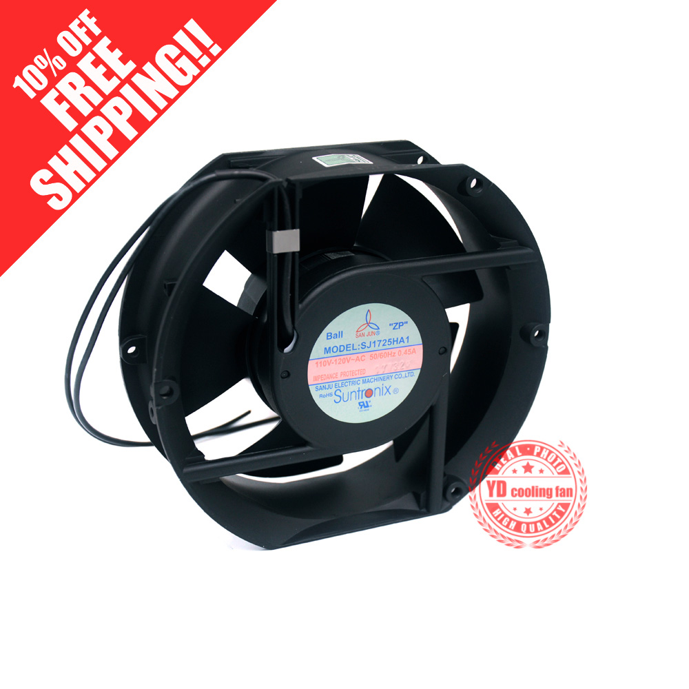 Free shipping Genuine Sanyo 17CM 17251 172 * 172 * 51MM24V 2.3A109E5724C505 double ball bearing fan drive