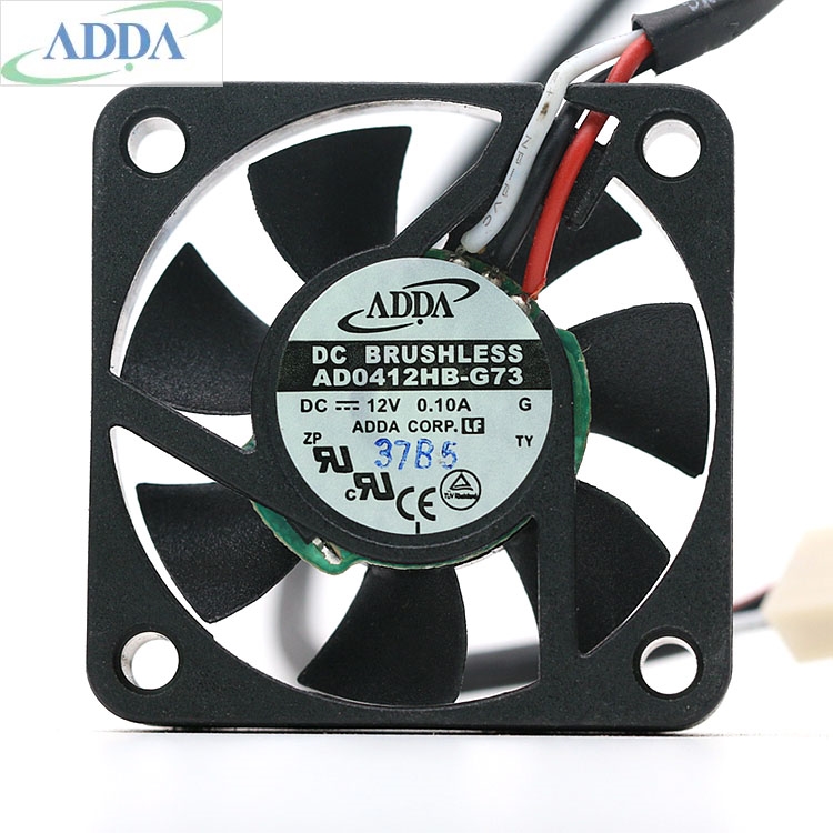 New original ADDA AD0412HB-G73 12V 0.10A 4CM 4010 ultra-quiet mini cooling fan 4.95 CFM 4200rpm