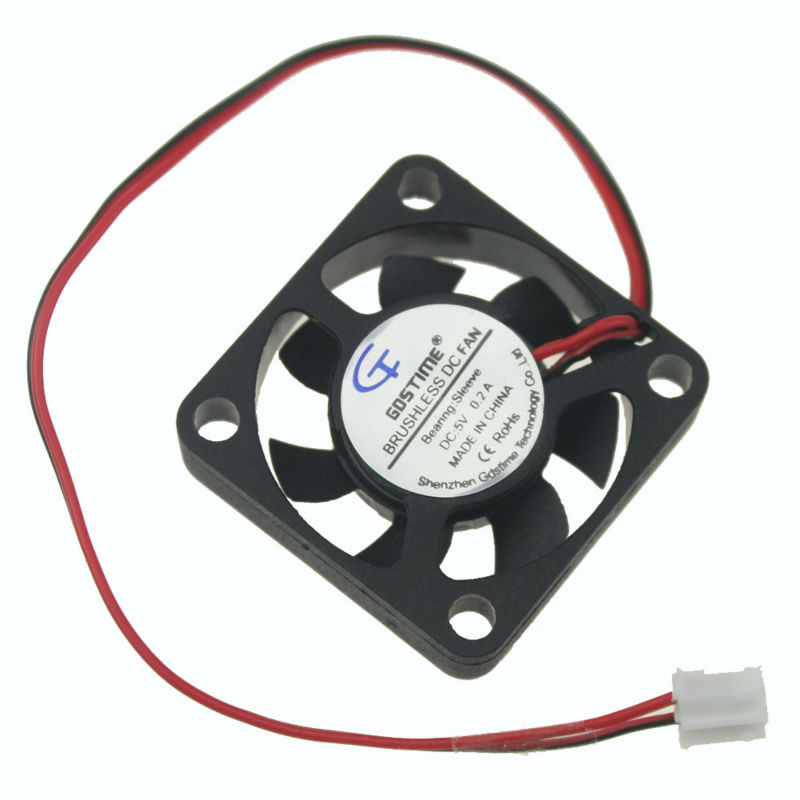 Gdstime 1 Piece 5V 2pin 30x30x7mm 30mm x 7mm Small Equipment Brushless DC Cooling Cooler Fan 2Pin 2.0