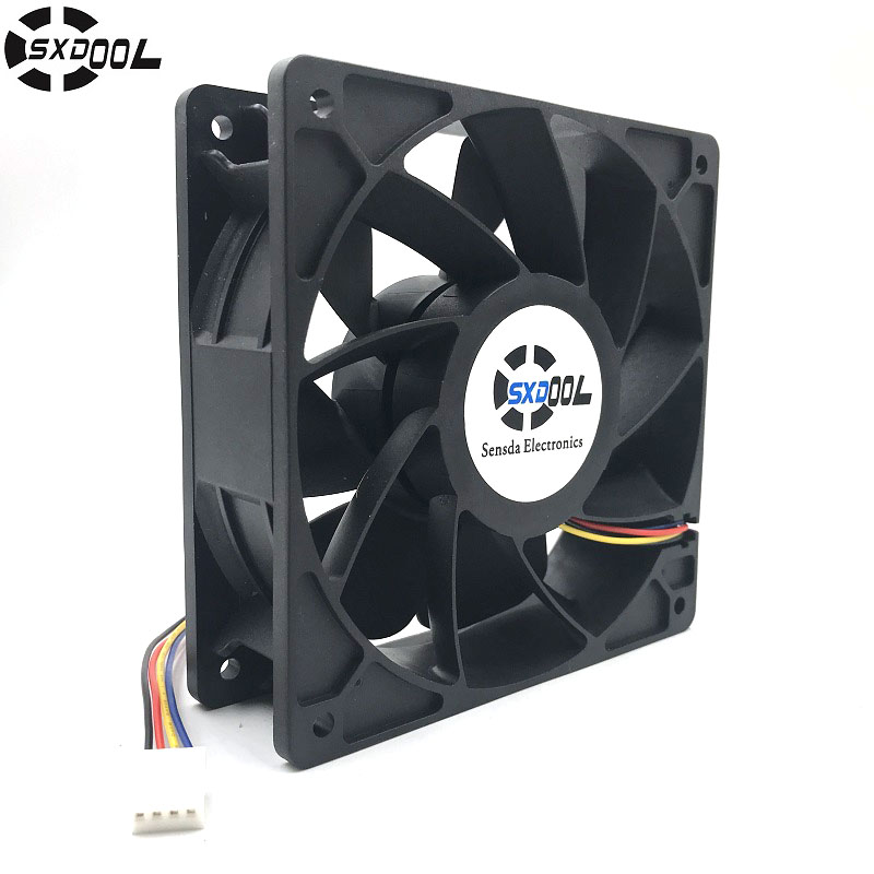 High-quality Water Cooler 2pcs 12025 120mm Cooling Fan For Computer, 12cm Exhaust For 12v 2400rpm Quiet Cooler