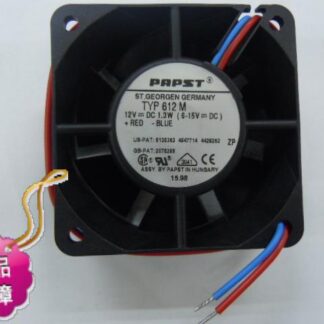 New original EBMPAPST 612M 60*25MM DC12V 0.11A precision axial cooling radiator fan