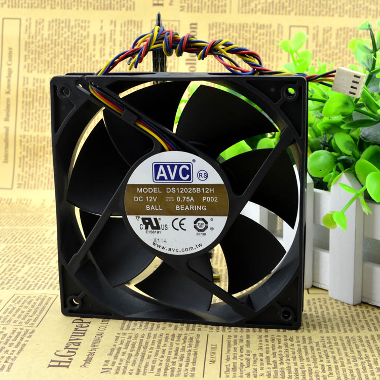 New original DS12025B12H 12025 12V 0.75A 12CM Support PWM temperature control fan