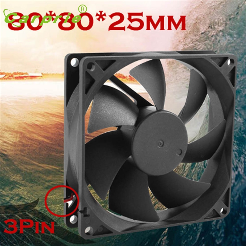 Quiet Cooling Fan 8cm/80mm/80x80x25mm DC 12V Silent Computer/PC/CPU Case Cooler Mar30