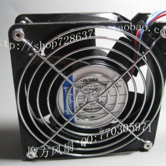 Original ebmpapst 5114N/SU 24V 9.5W three-wire all-metal high temperature fan