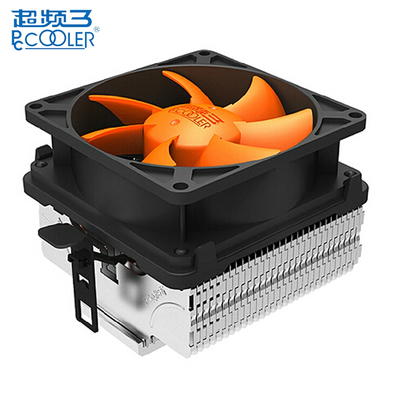 amzdeal 4 Pin 120mm CPU Cooling Fan Heat Radiation Fan Computer Case Quad LED Light 9-Blade CPU Cooling Fan Hot Sale