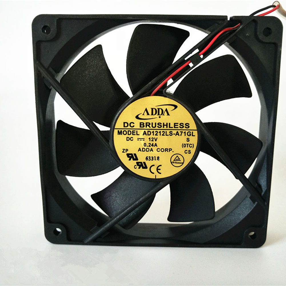 For ADDA AD1212LS-A71GL 120*120*25mm 12V 0.24A 2pin/3pin mute cooling fan