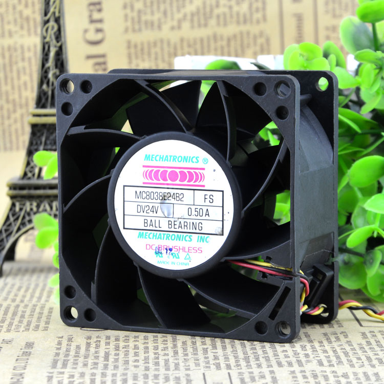 Free Delivery. Inverter fan MC8038E24B2 24 v 0.50 A 3 line 8 cm