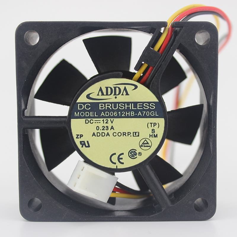 Original AD0612HB-A70GL 6025 6CM 12V 0.23A Power supply cooling fan