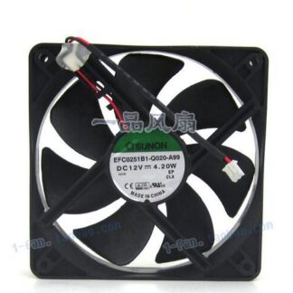SUNON 12025 EFC0251B1-Q020-A99 120*120*25MM DC 12V 4.20W 12CM 2-wire Cooling Fan