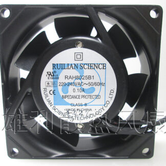 Free Delivery.RAH8025B1 220V 240V 0.10A 8CM 8025 cabinet ball cooling fan