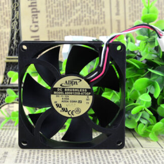 The original SUNON 8 cm 80*80*25 12V 1.9W KD1208PTS1 2 wire power supply chassis cooling fan