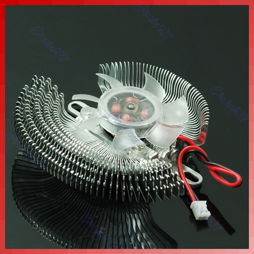 New 2 Pin Small QQ Computer Graphics Card Heatsinks Cooler Cooling Fan New Drop shipping-PC Friend