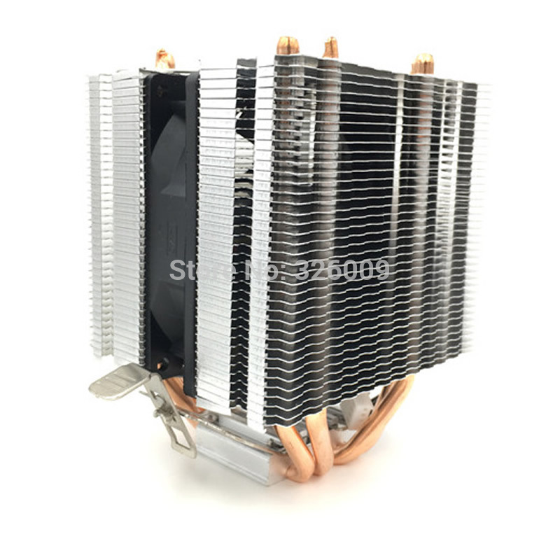 Quiet Cooled Fan Core LED CPU Cooler Cooling Fan Cooler Heatsink for Intel Socket LGA1156/1155/775 AMD AM3 High Quality
