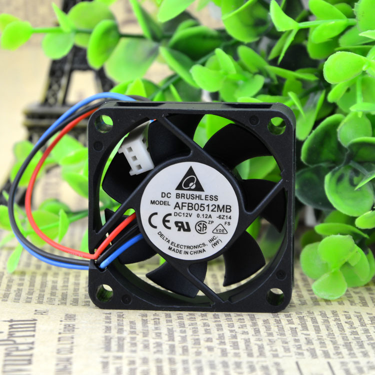 Original AVC F1225B12H DC 12V 0.45A 12cm 120*120*25 3-wires double ball chassis cooling fan