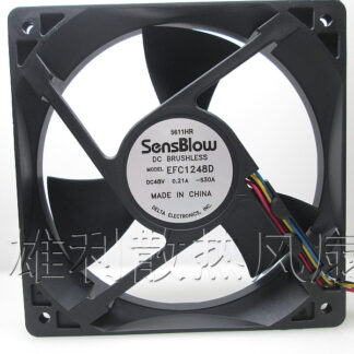 Delta AFB1248SHF 9D98 Server Square Cooling Fan DC 48V 0.45A 120x120x32mm