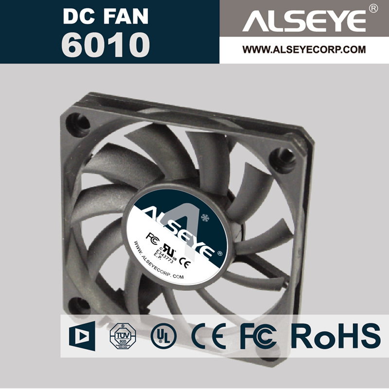 ALSEYE 6010RVL-N1 (5piece/lot) 60mm DC 12V Cooling Fan 0.15A 2400RPM Axial fan for Electrical repair