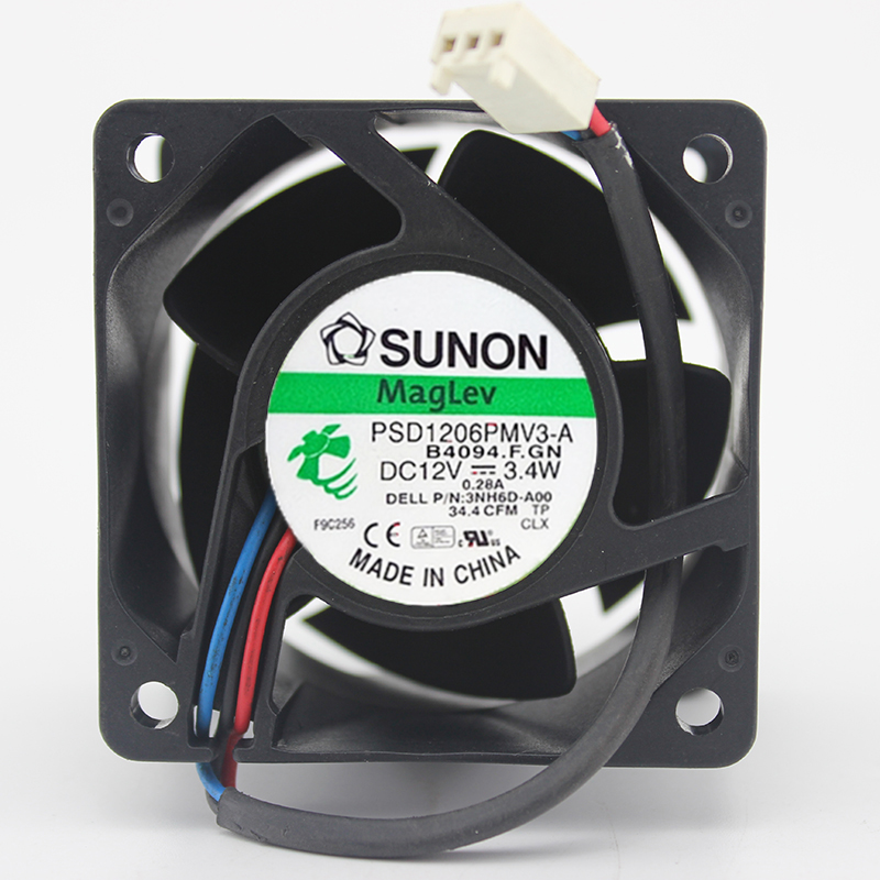 Original EFB0812EH Computer Blower Cooling Axial Fan DC 12V 0.42A 5.04W 8025 80*80*25mm 5000RPM 3 Wires EFB0812EH-F00