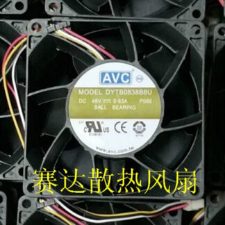 AVC 80*80*38 48V 0.63A DYTB0838B8U four wire cooling fan