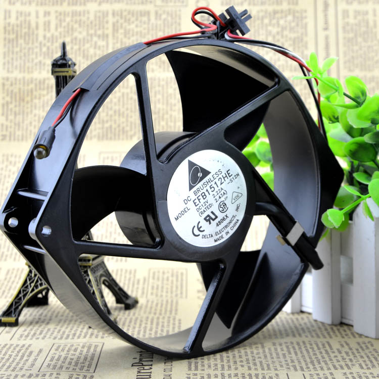 Free Delivery. 17238 170 * 150 * 3812 v fan industrial computer high-speed fan EFB1512HE server