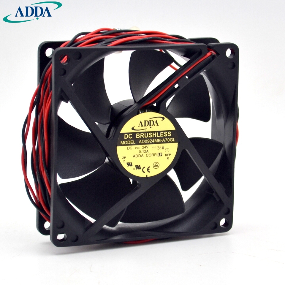 Original new AD0924MB-A70GL 9025 24V 0.12A 9CM inverter cooling fan for ADDA 90*90*25