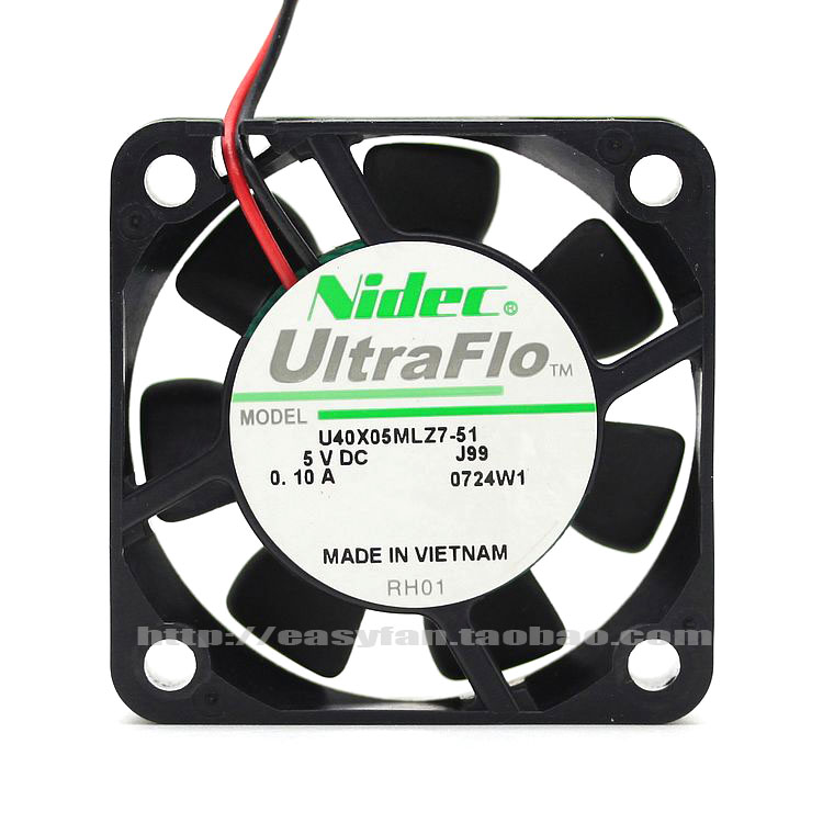 Original Nidec U40X05ML27-51 4cm 4010 5V 40 * 40 * 10mm USB ultra-quiet fan