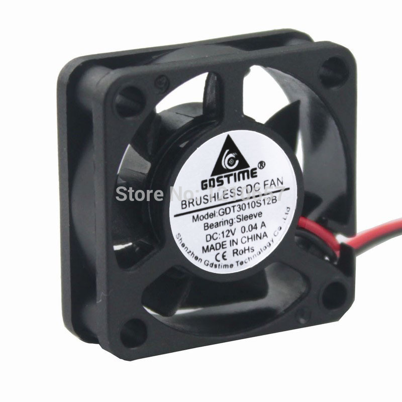 3PCS lot Gdstime 3010s 30MM 30 x 30 x 10MM 12V 2Pin DC Cooler Small Cooling Fan