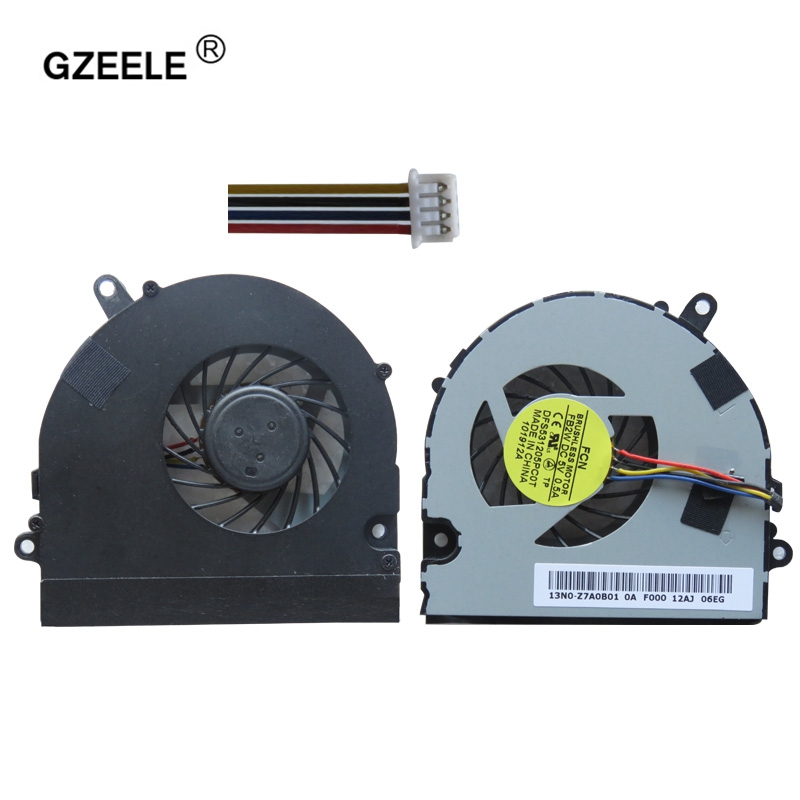 GZEELE LAPTOP CPU cooling fan for Asus U41 U41J U41JF U41SV Series laptop cpu fan DFS531005PL0T 4PINS KSB06105HB -AK78 4 wires