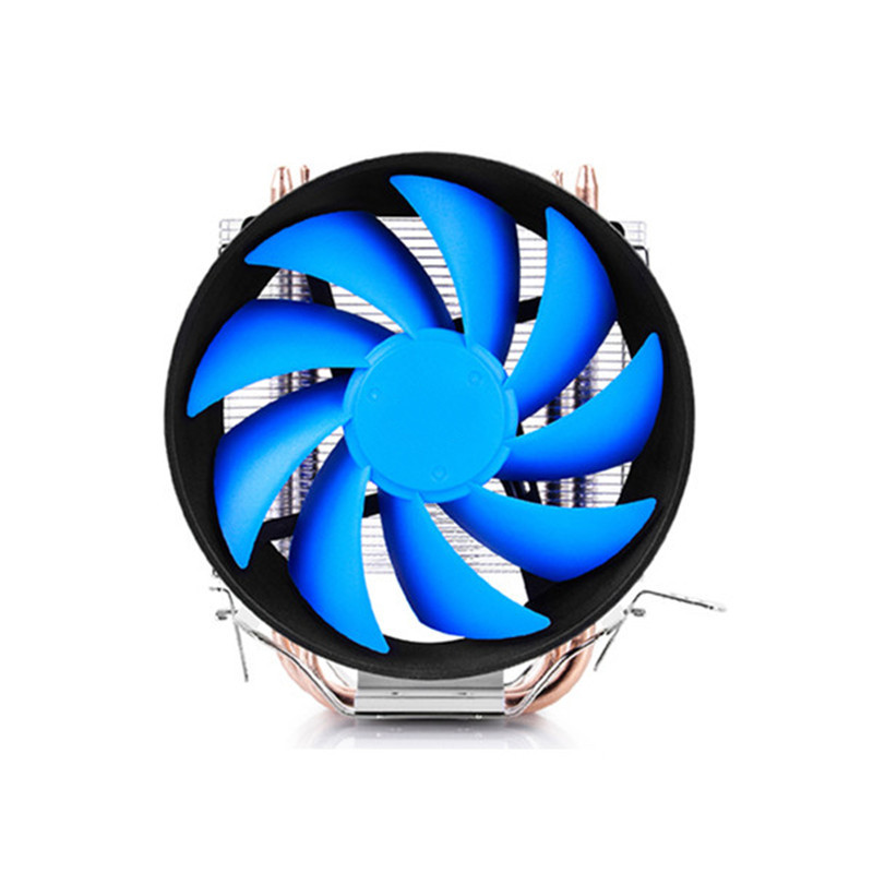 CPU Heatpipe Radiator 4Pin 120mm CPU Cooler Fan Blue LED CPU Cooling Fan Aluminum Heatsink For LGA 1155/1156/ 1150/ 775 AMD