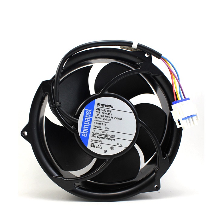 ebmpapst BKV301 216/130 quatre fils 17251 fan violent 6318 / 19HPU DC48V 30W ventilateur axial