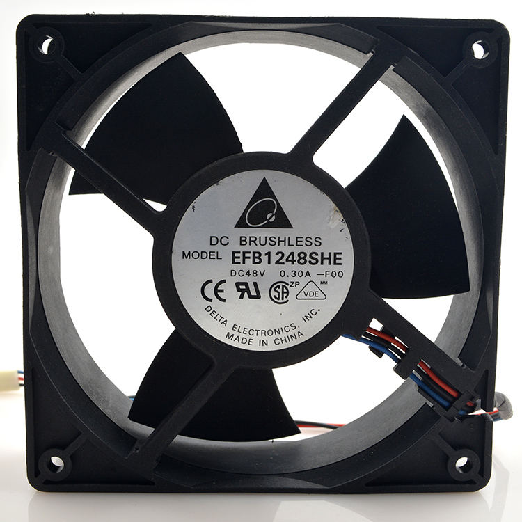 New original EFB1248SHE-F00 48V 0.30A 12038 12CM speed cooling fan