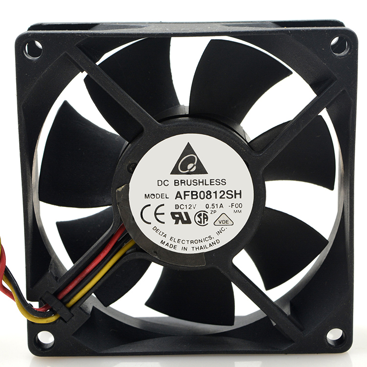 New original AFB0812SH Motherboard 4P interface 8025 12V 0.51A 8cm / cm air volume chassis power supply fan