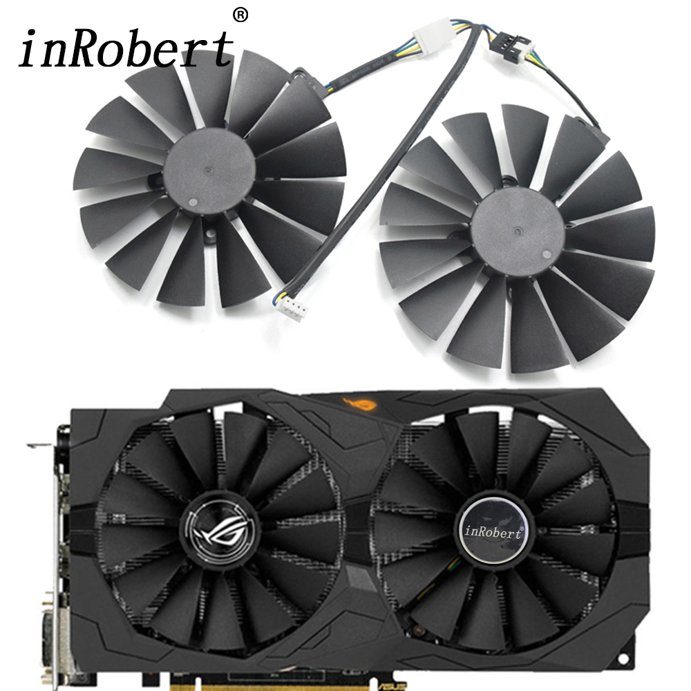New 95mm CPU Cooler Fan Replace For ASUS GTX 1050 ti GTX 1080Ti 1070Ti RX 470 570 580 4G GAMING Graphics Video Card Cooling Fans