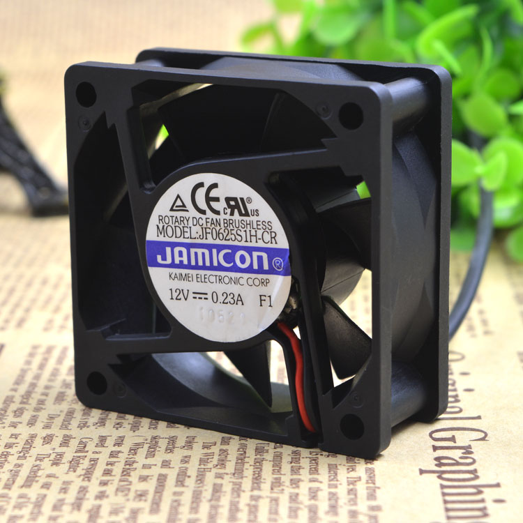 Free Delivery.12 v 0.23 A JF0625S1H - CR 6025 6 cm inverter quiet fan