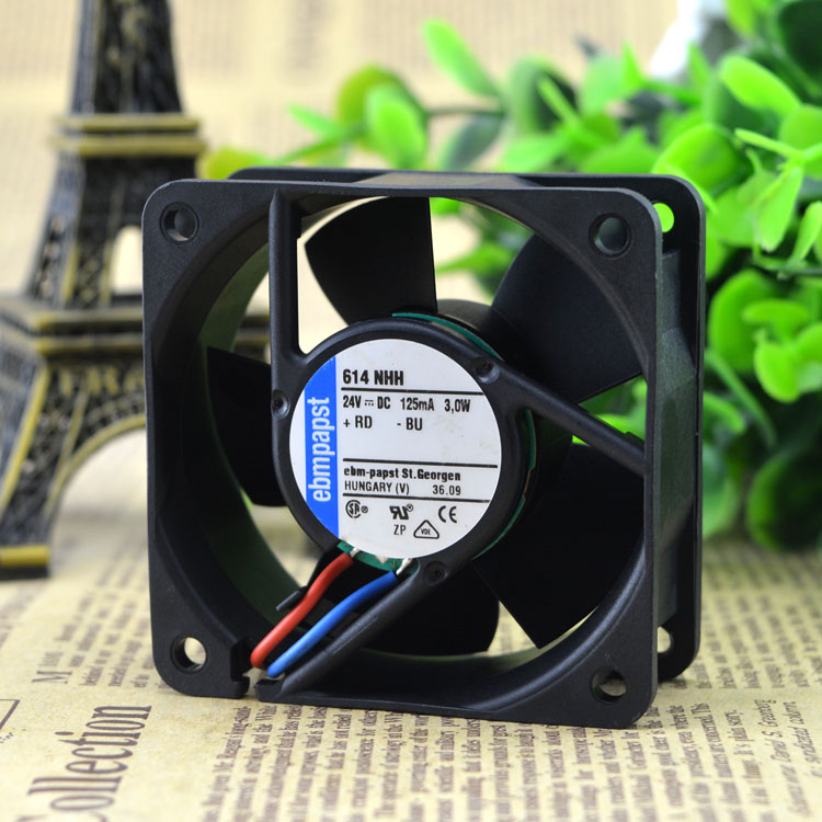 Free Delivery. 614 NHH 24 v, 125 ma 3.0 W * 60 * 60 25 high-end equipment fan