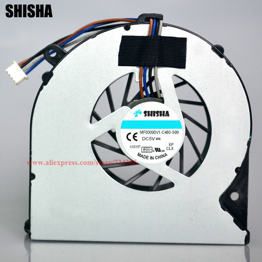 GZEELE Laptop cpu cooling fan for HP Compaq CQ42 G42 CQ62 G62 for Pavilion g4 HSTNN-Q72C Series Notebook Fan Cooler CPU 4 Lines