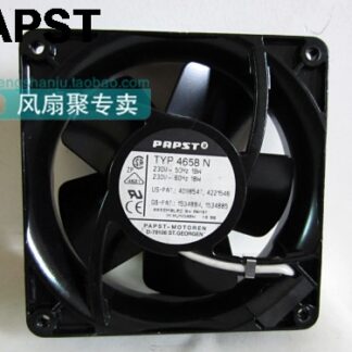 Papst typ 4658n 12CM 120MM 120*120*38MM AC 230v 19w 18w high-temperature full metal axial cooling fan