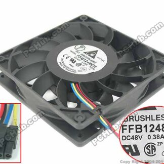 Delta FFB1248EH 7D73 DC 48V 0.38A 120x120x25mm Server Square fan