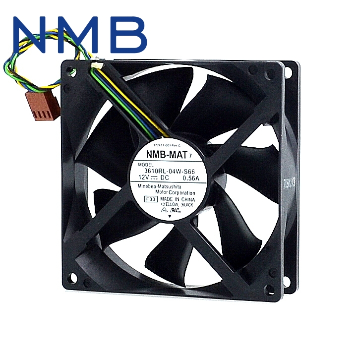 New original 9032 12V 0.57A EFB0912VHF 9CM large air fan PWM intelligent speed control