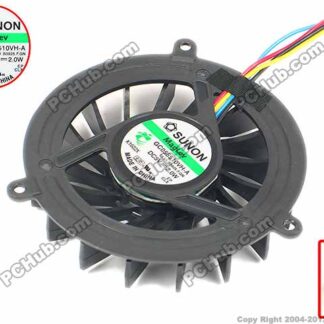 SUNON GC055510VH-A 13.V1.B3925.F.GN Server Round Cooling Fan DC 5V 2.0W 4-wire