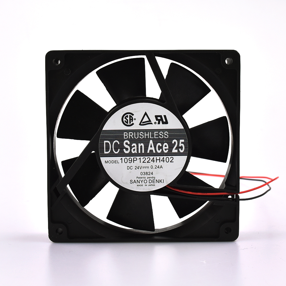 109P1224H402 DC24V 0.24A For Original genuine Sanyo DC cooling fan 120*20*25mm