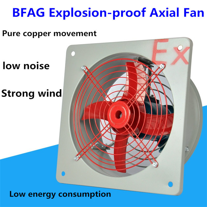 F2E-250B-230 220V Axial Fan Cabinet Cooling Fan 254*254*89mm 75W 0.3A Double Ball Bearing Pure Copper Motor Full Metal Blower
