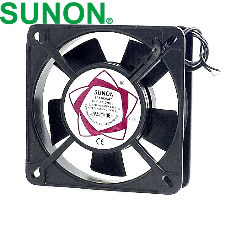 SUNON SF11025AT P/N 2112HBL 220V ball bearing fan