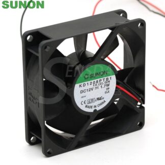 Sunon KD1208PTB1 8cm quiet silent 80mm 8025 DC 12V 1.7W 2 wire axial inverter cooling fans blower