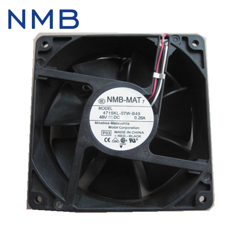 NMB 4715KL-07W-B49 48V 0.26A converter radiator fan